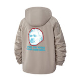 Judo Humor Unisex Full-Zip Printed Waterproof Hooded Windbreaker