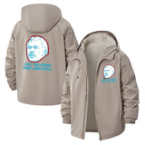 Judo Humor Unisex Full-Zip Printed Waterproof Hooded Windbreaker