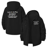 Quarantined Seniors Unisex Full-Zip Printed Waterproof Hooded Windbreaker