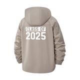 Class of 2025 Unisex Full-Zip Printed Waterproof Hooded Windbreaker