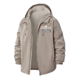 Class of 2025 Unisex Full-Zip Printed Waterproof Hooded Windbreaker