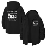 Quarantine Graduation Unisex Full-Zip Printed Waterproof Hooded Windbreaker