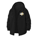 Graduation Mom Unisex Full-Zip Printed Waterproof Hooded Windbreaker