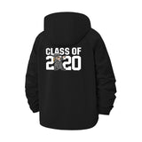 Graduation Class Unisex Full-Zip Printed Waterproof Hooded Windbreaker