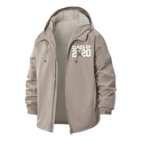 Graduation Class Unisex Full-Zip Printed Waterproof Hooded Windbreaker