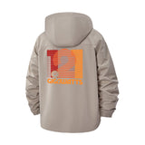 Retro Gigawatts Unisex Full-Zip Printed Waterproof Hooded Windbreaker