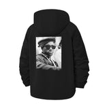 Vintage Portrait Unisex Full-Zip Printed Waterproof Hooded Windbreaker
