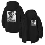 Vintage Portrait Unisex Full-Zip Printed Waterproof Hooded Windbreaker