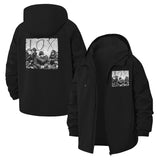 Graffiti Wall Art Unisex Full-Zip Printed Waterproof Hooded Windbreaker
