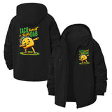 Taco Dab Meme Unisex Full-Zip Printed Waterproof Hooded Windbreaker