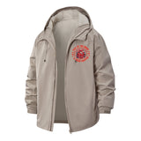 Year of the Snake Unisex Full-Zip Printed Waterproof Hooded Windbreaker