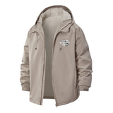 Grace in Every Detail Unisex Full-Zip Printed Waterproof Hooded Windbreaker