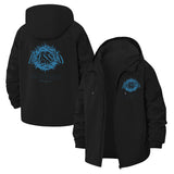 Blessed Thorn Circle Unisex Full-Zip Printed Waterproof Hooded Windbreaker
