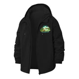 Yellowstone National Park Unisex Full-Zip Printed Waterproof Hooded Windbreaker