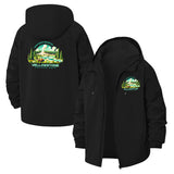 Yellowstone National Park Unisex Full-Zip Printed Waterproof Hooded Windbreaker