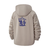 Wild Ones Eagle and Cactus Unisex Full-Zip Printed Waterproof Hooded Windbreaker