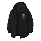 Unchain Dreams Unisex Full-Zip Printed Waterproof Hooded Windbreaker