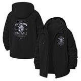 Unchain Dreams Unisex Full-Zip Printed Waterproof Hooded Windbreaker
