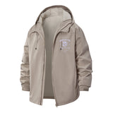 Unchain Dreams Unisex Full-Zip Printed Waterproof Hooded Windbreaker