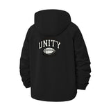 Unity Football Unisex Full-Zip Printed Waterproof Hooded Windbreaker