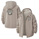 Unity Football Unisex Full-Zip Printed Waterproof Hooded Windbreaker
