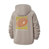 Reality Loops Unisex Full-Zip Printed Waterproof Hooded Windbreaker