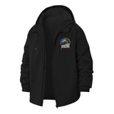 American Eagle Stars Unisex Full-Zip Printed Waterproof Hooded Windbreaker