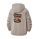 Sombrero Fiesta Unisex Full-Zip Printed Waterproof Hooded Windbreaker