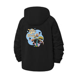 Take It Easy Surfing Unisex Full-Zip Printed Waterproof Hooded Windbreaker