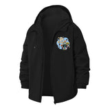 Take It Easy Surfing Unisex Full-Zip Printed Waterproof Hooded Windbreaker