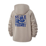Snake Theory Unisex Full-Zip Printed Waterproof Hooded Windbreaker