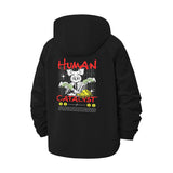 Human Catalyst Unisex Full-Zip Printed Waterproof Hooded Windbreaker