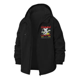 Human Catalyst Unisex Full-Zip Printed Waterproof Hooded Windbreaker