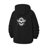 Eagle Wings Unisex Full-Zip Printed Waterproof Hooded Windbreaker