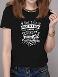 Womens T Shirts Dont Have Ducks In A Row I Have Squirrels And They Are Everywhere Text, Women T Shirt, Womens Graphic Tees Vintage