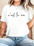 Womens Graphic Tees Vintage Life Quote Simple Elegant White Cotton Casual T Shirt, Country Shirts Womens, Womens T Shirts