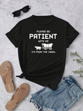 Graphic Shirts For Women Please Be Patient With Me Vintage Robot Graphic Tee, Womens Tees, Womens Graphic Tshirts