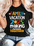 Womens Grinch Shirt Family Vacation Bright Colorful Playful Design Concept Tshirt, Graphic Shirts For Women, Womens White Tee
