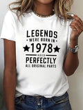 Womens Tees Legends Were Born In Perfectly All Original Parts Text, Womens Grinch Shirt, Green Shirt Womens