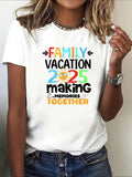 Graphic Tees Women Family Vacation Making Memories Together Tshirt, Womens T Shirts, Graphic Tshirts Women