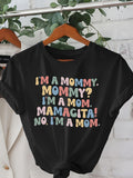 Grey T Shirt Womens Im A Mommy Mommy Im A Mom Mamacita No Im A Mom Shirt, Cute T Shirts For Women, Cotton Shirts For Women