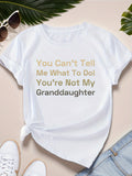 Womens Shirts You Cant Tell Me What To Do Bold Statement Tee, Womens Grinch Shirt, Basic Tees Women