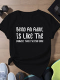 Womens Shirts Being An Adult Is Like The, Graphic Tshirts Women, Basic Tees Women