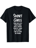 Funny Shirts For Women Short Girls Inspirational Quote Text, Vintage Shirts Women, Country Shirts Womens