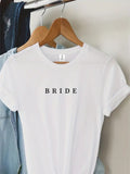 Country Shirts Womens Bride Simple Clean Classic White Cotton Tshirt, White Cotton Shirt Women, Vintage Shirts Women