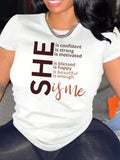 Country Shirts Womens Confident Strong Blessed Happy Beautiful Feminine Woman, Grey T Shirt Womens, Women's Short Sleeve T Shirts