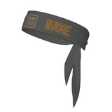 Custom Dark Grey Khaki Headband