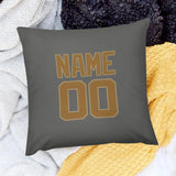 Custom Dark Grey Khaki Pillowcase