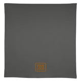 Custom Dark Grey Light Khaki Square Table Cloth