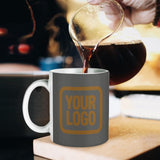 Custom Dark Grey Khaki Mug